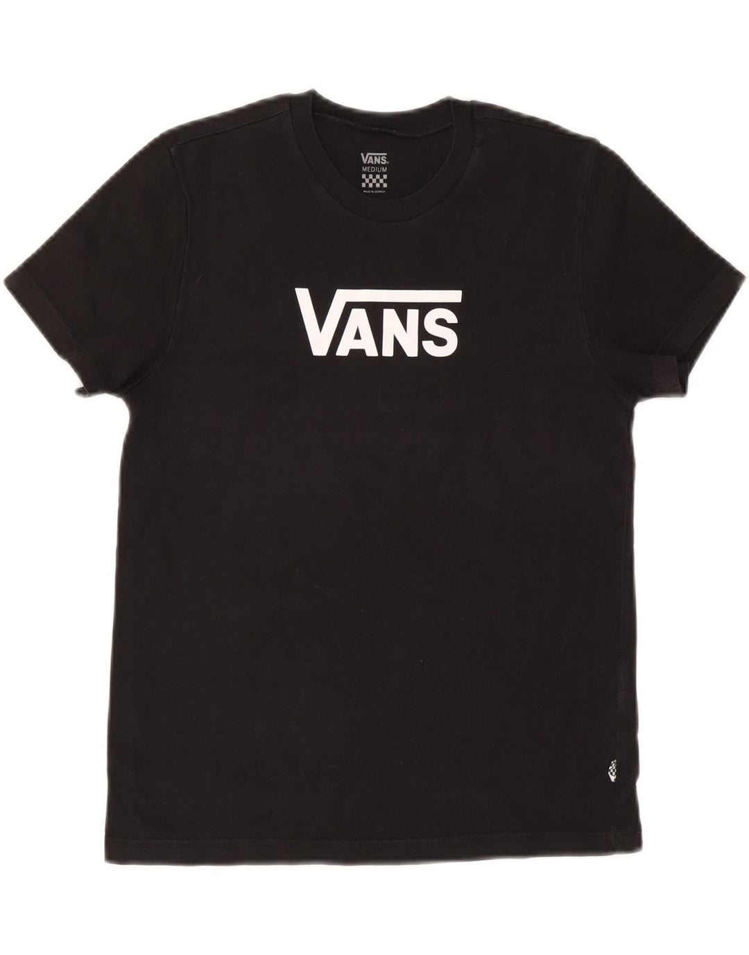 T-shirt grafica da donna Vans UK 12 media nera