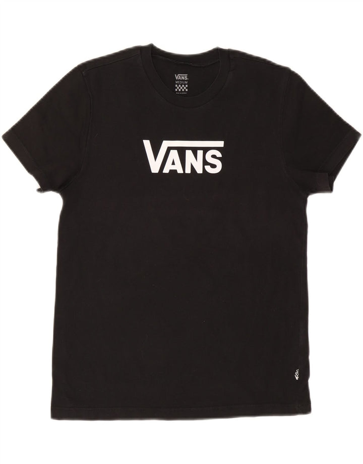 T-shirt grafica da donna Vans UK 12 media nera
