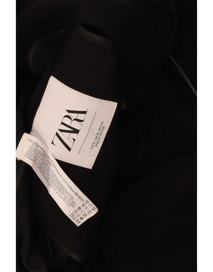 Giacca utility da uomo Zara UK 42 XL poliestere nero