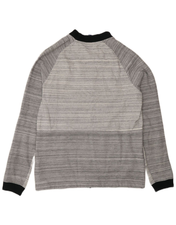 Giacca da tuta da donna Nike Regular Fit, giacca in cotone a righe grigio medio