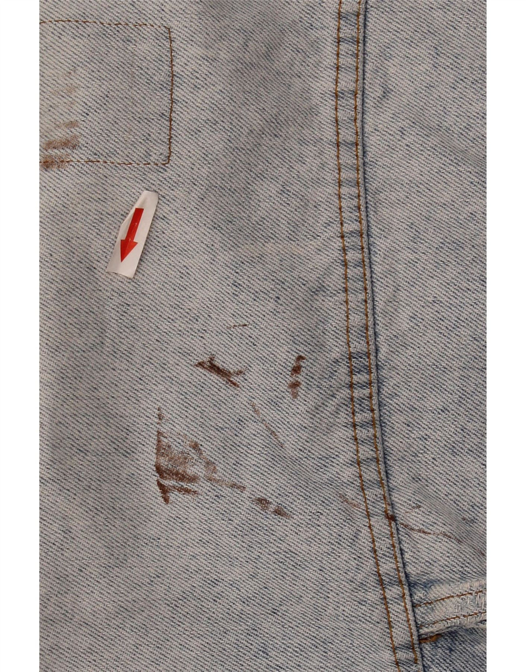 CHAMBERS Giacca corta in denim da donna UK 16 grande blu