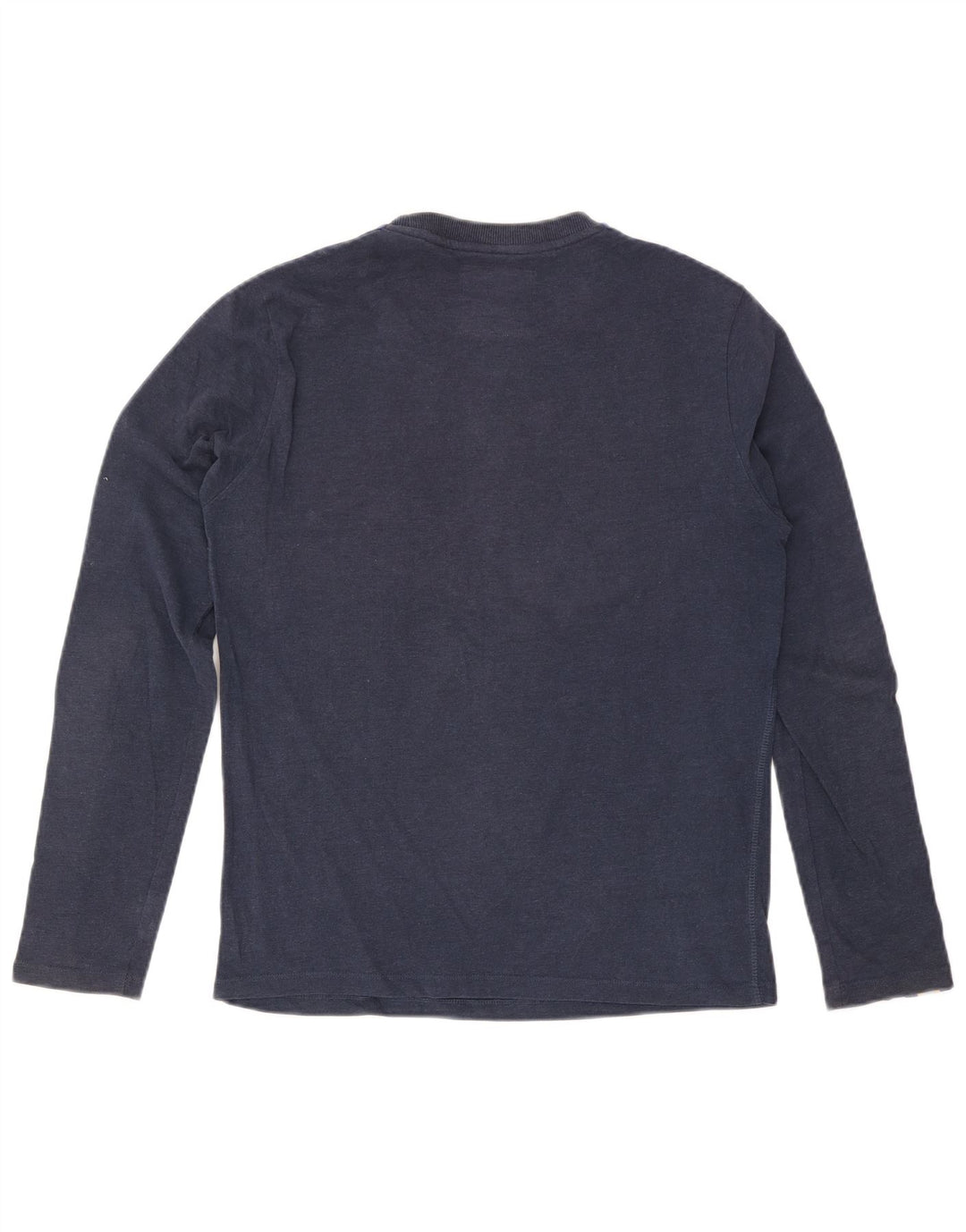 T-shirt grafica da uomo Superdry a maniche lunghe blu navy medio