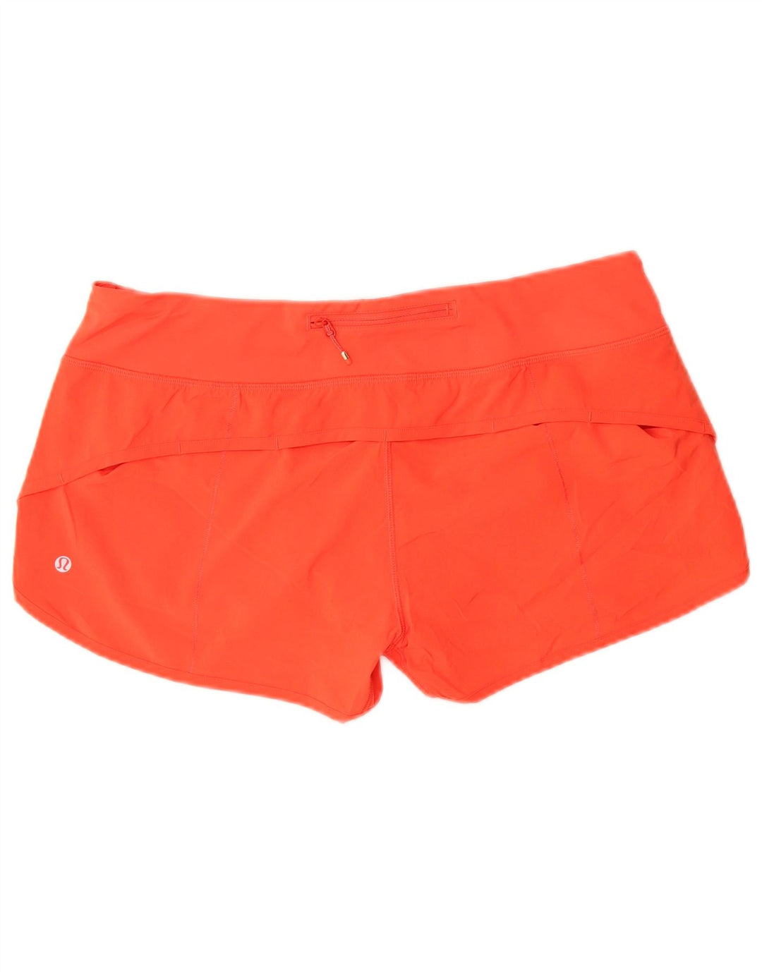 Pantaloncini sportivi da donna Lululemon US 10 Large Arancione Poliestere