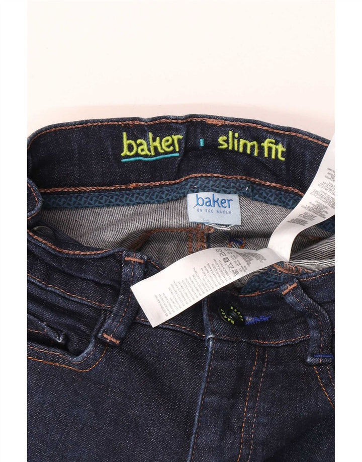 Jeans slim da ragazzo Ted Baker 5-6 anni W20 L20 cotone blu navy