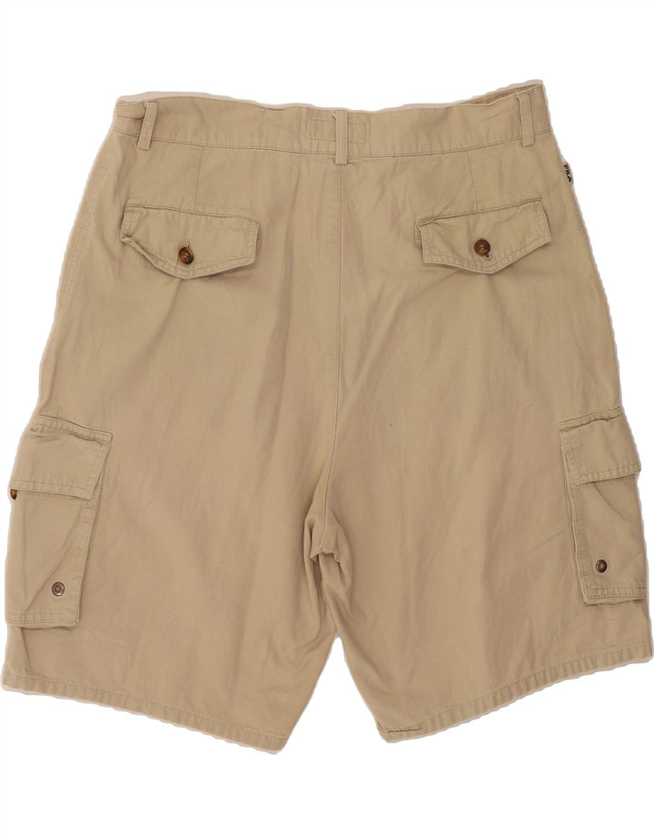 FILA Mens Cargo Shorts W36 Large Beige Vintage Fila and Second-Hand Fila from Messina Hembry 