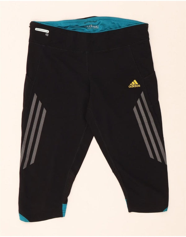 Pantaloncini sportivi Adidas Climalite da donna UK 16/18 Large Nero Nylon