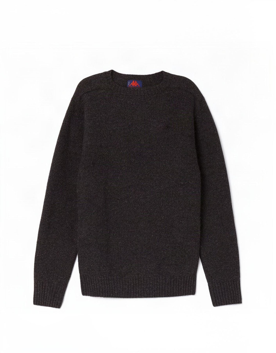 Maglione Kappa Uomo Girocollo Maglione Large Grigio Lana