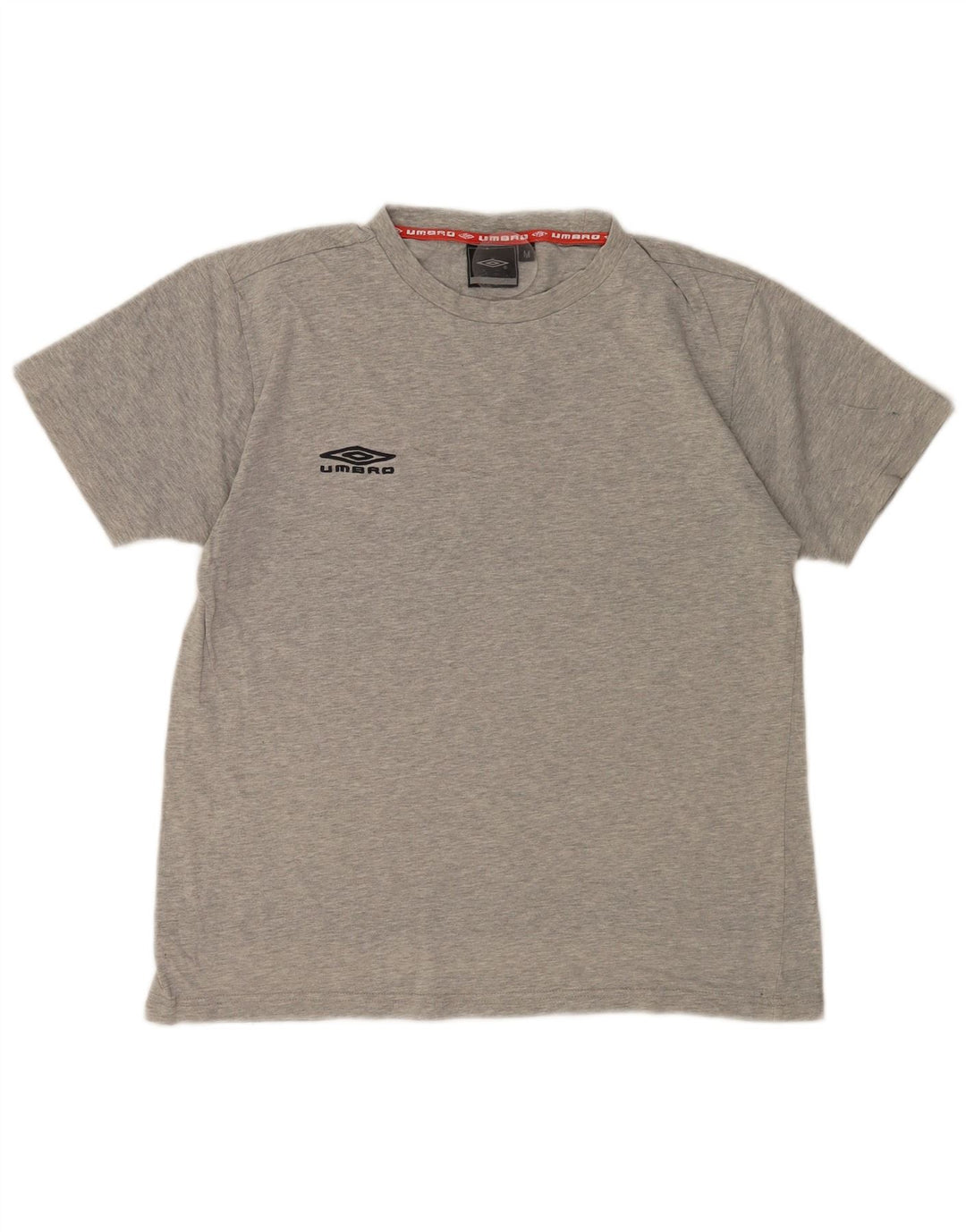 T-shirt da uomo Umbro Top in cotone chiazzato grigio medio