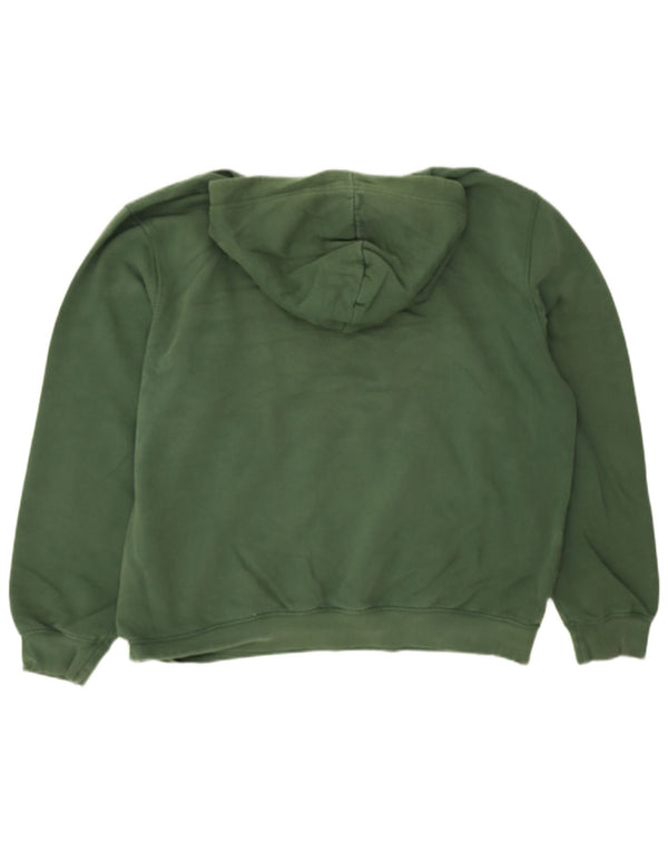 Felpa con cappuccio da uomo Nike Large in cotone verde