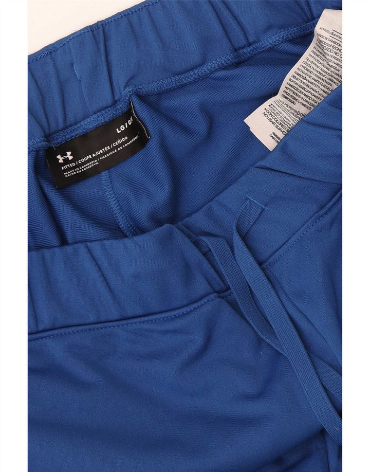 Pantaloni da tuta da uomo Under Armour Large in poliestere color block blu