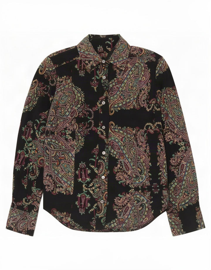 Camicia Donna Etro IT 44 Cotone Paisley Medio Nero