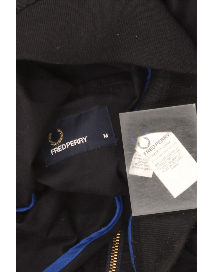 Giacca bomber da uomo Fred Perry UK 38 cotone blu navy medio
