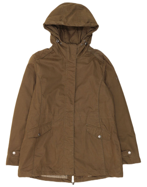 Giacca Parka con cappuccio da donna Brugi UK 18 XL cotone kaki