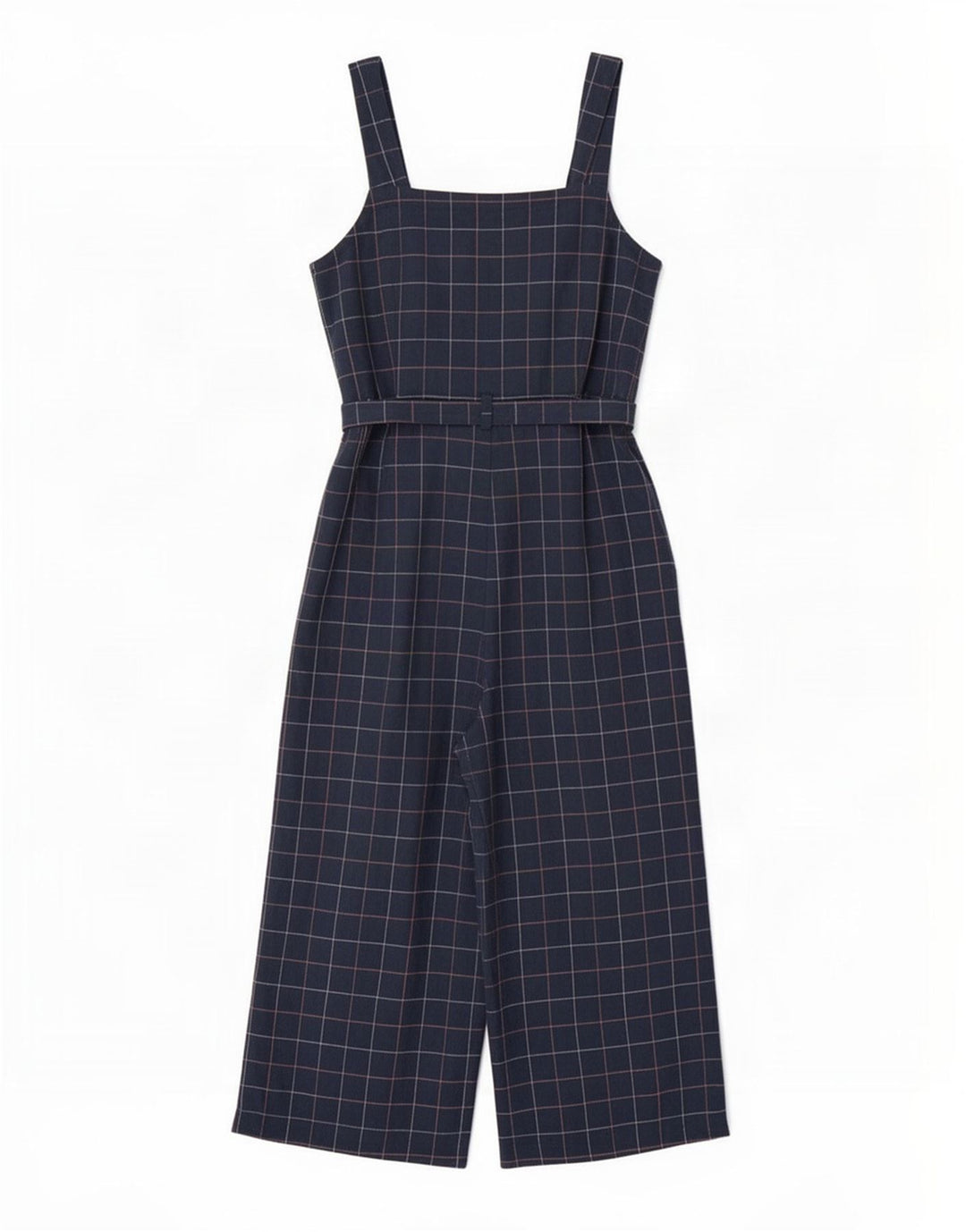 Tuta da donna Petite Seasalt Cornwall UK 12 Cotone medio a quadri blu navy