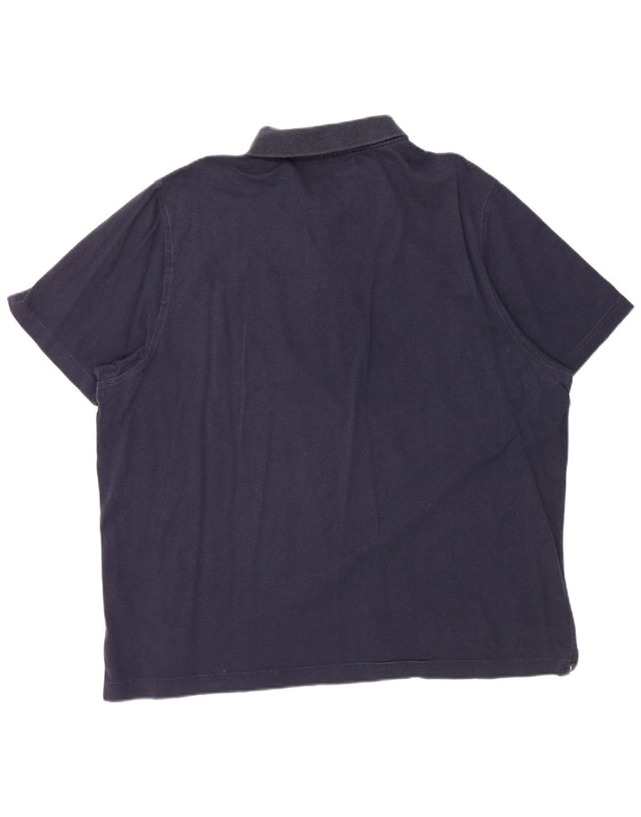 Polo da uomo LACOSTE taglia 8 3XL cotone blu navy