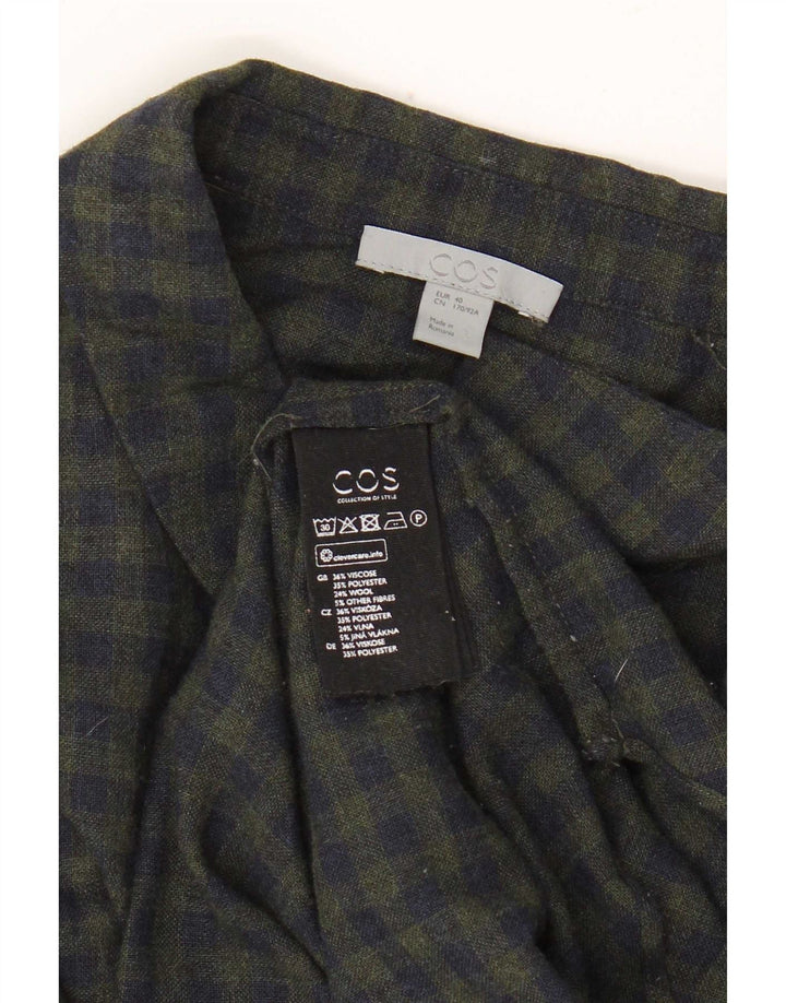 Camicia in flanella da donna Cos EU 40 viscosa a quadri kaki media