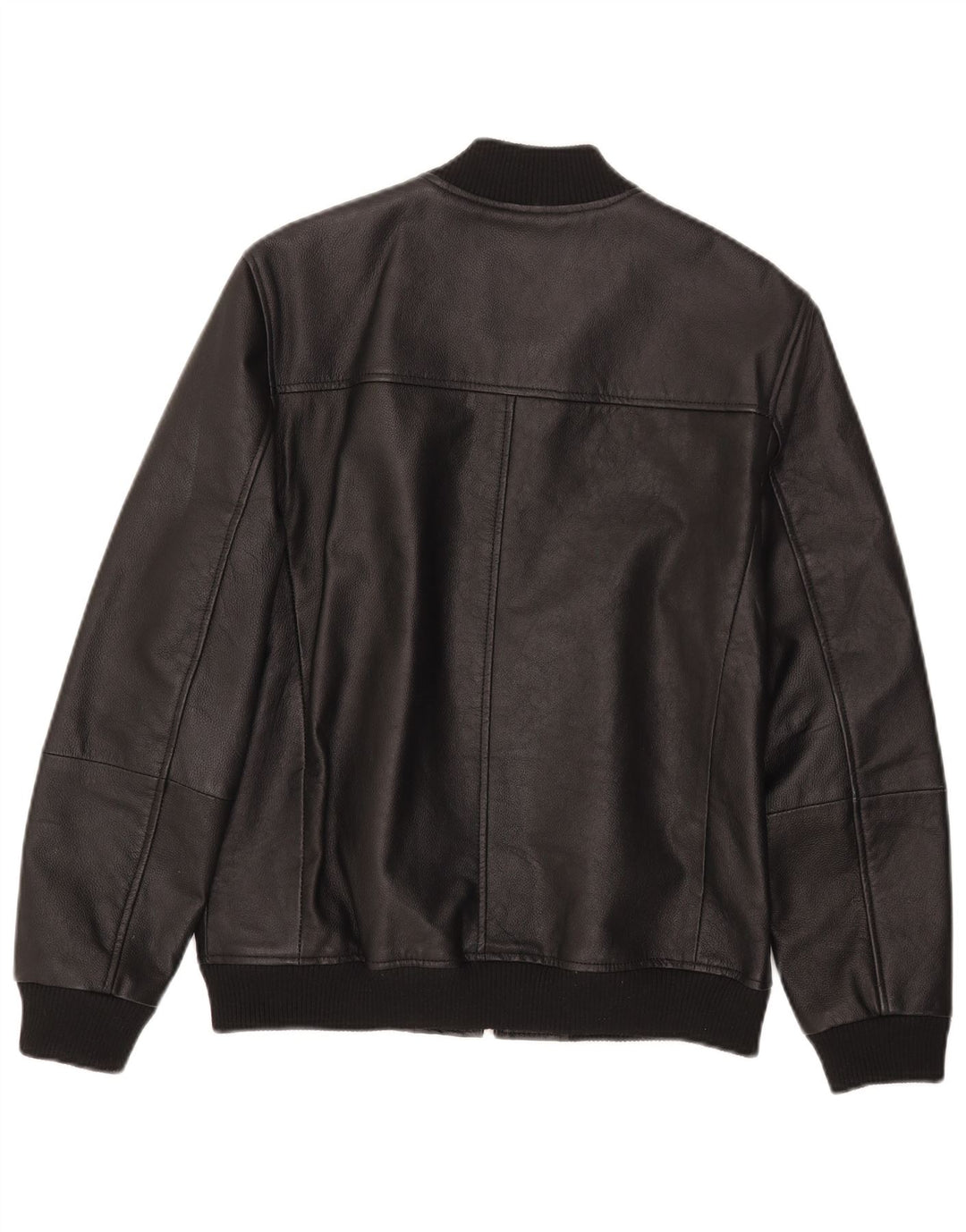 Giacca in pelle da uomo BARNEYS UK 38 Pelle nera media