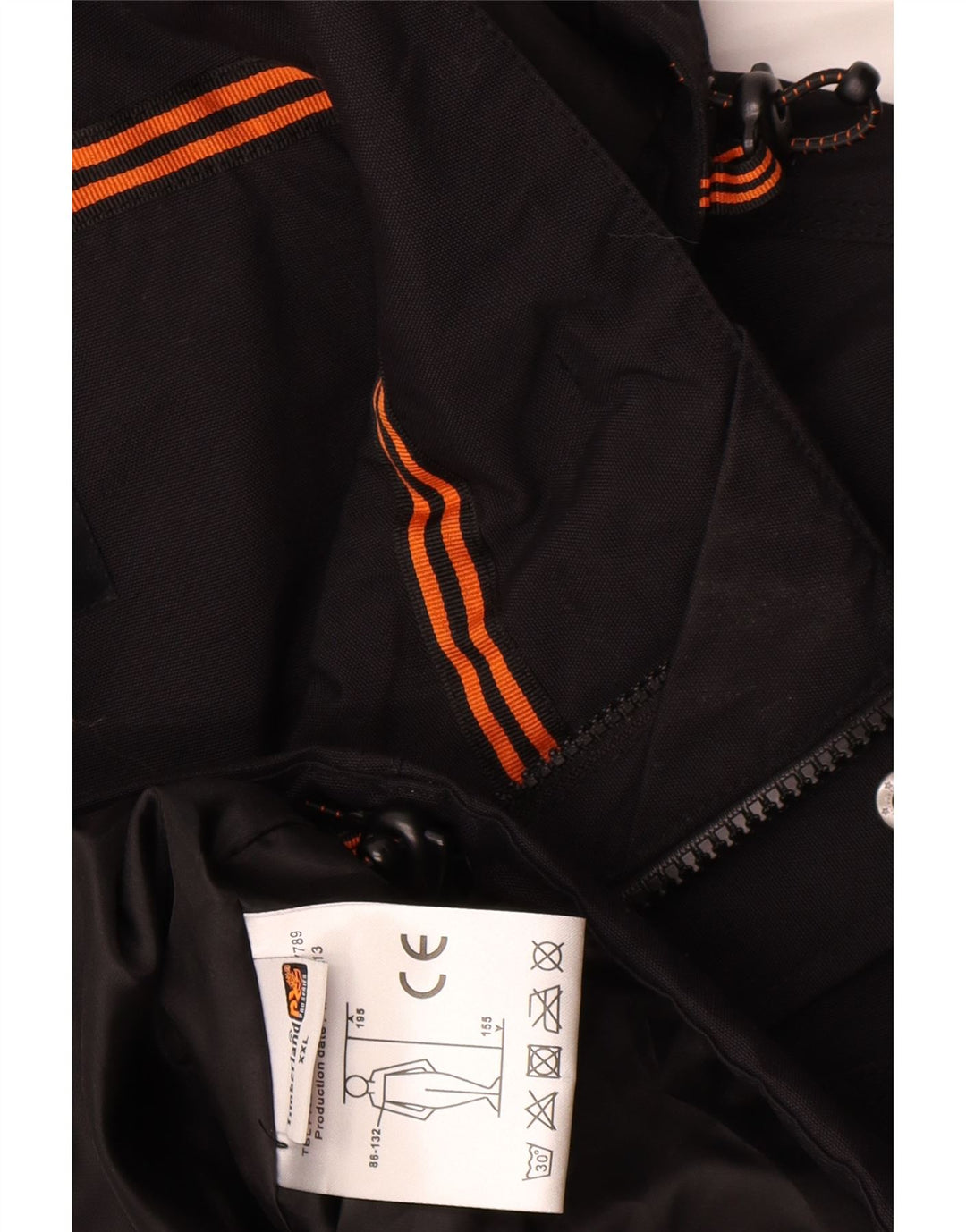 Giacca a vento con cappuccio da uomo Timberland UK 44 2XL Poliammide nera