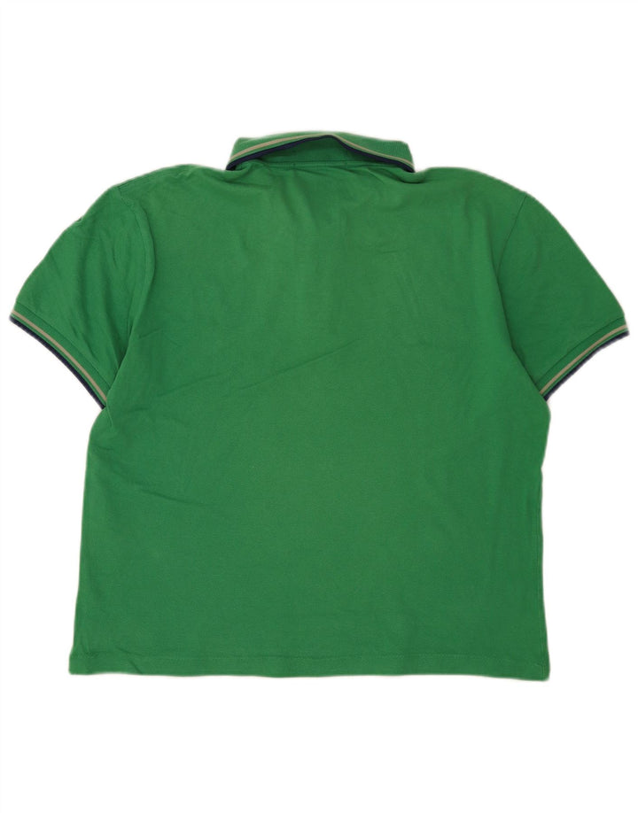 Polo Fred Perry da uomo leggera ed elasticizzata in cotone verde medio