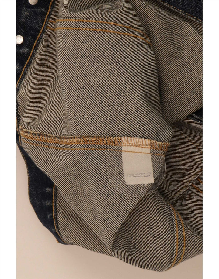 Giacca in denim da donna WPM UK 18 XL cotone blu navy
