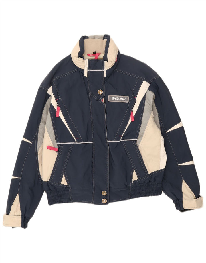 Giacca da sci con cappuccio da donna Colmar IT 44 Medium Blu Navy Colourblock