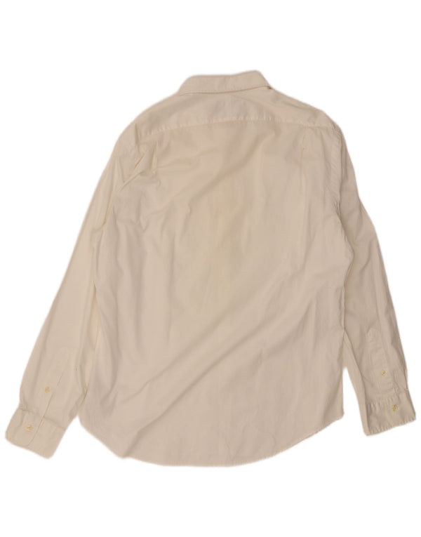 Polo Ralph Lauren Camicia slim fit da uomo XL in cotone bianco