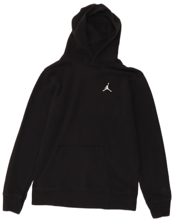 Felpa con cappuccio da ragazzo Jordan 13-14 anni XL in cotone nero