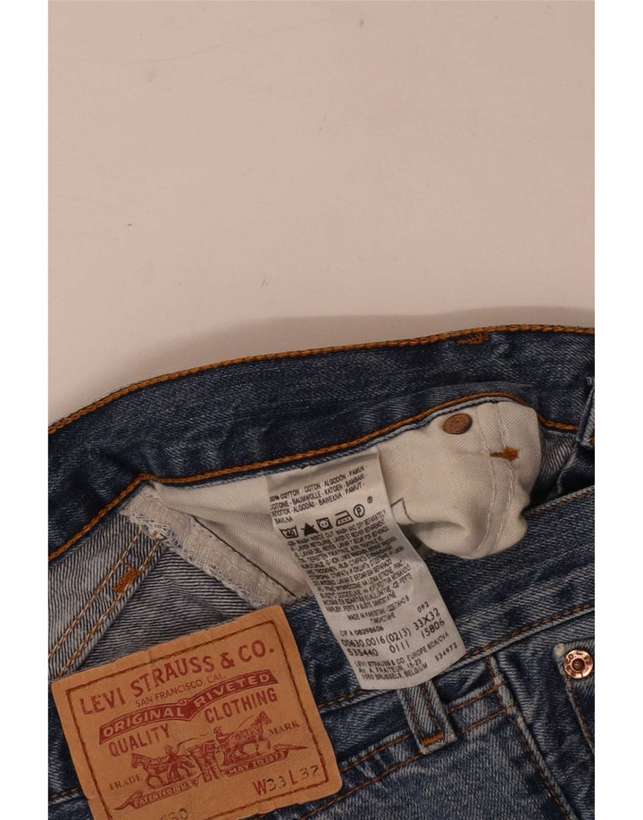 Levi's Uomo 630 Jeans dritti W33 L32 Cotone Blu