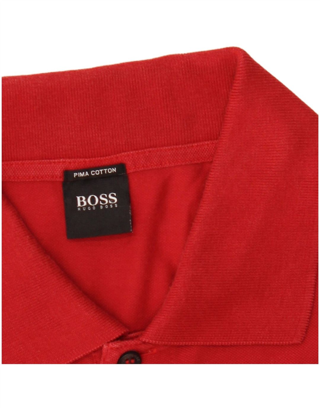 Polo da uomo Hugo Boss XL in cotone rosso