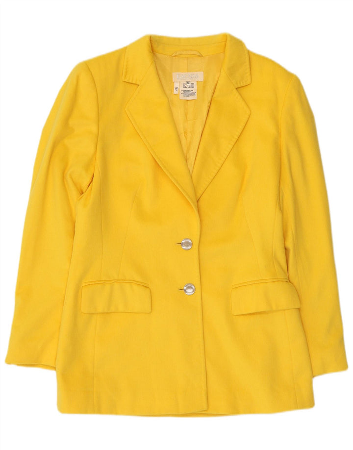 Giacca blazer a 2 bottoni Escada da donna Margaretha Ley EU 38 giallo medio