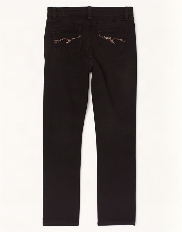 Jeans skinny da donna Desigual W32 L32 pied de poule neri