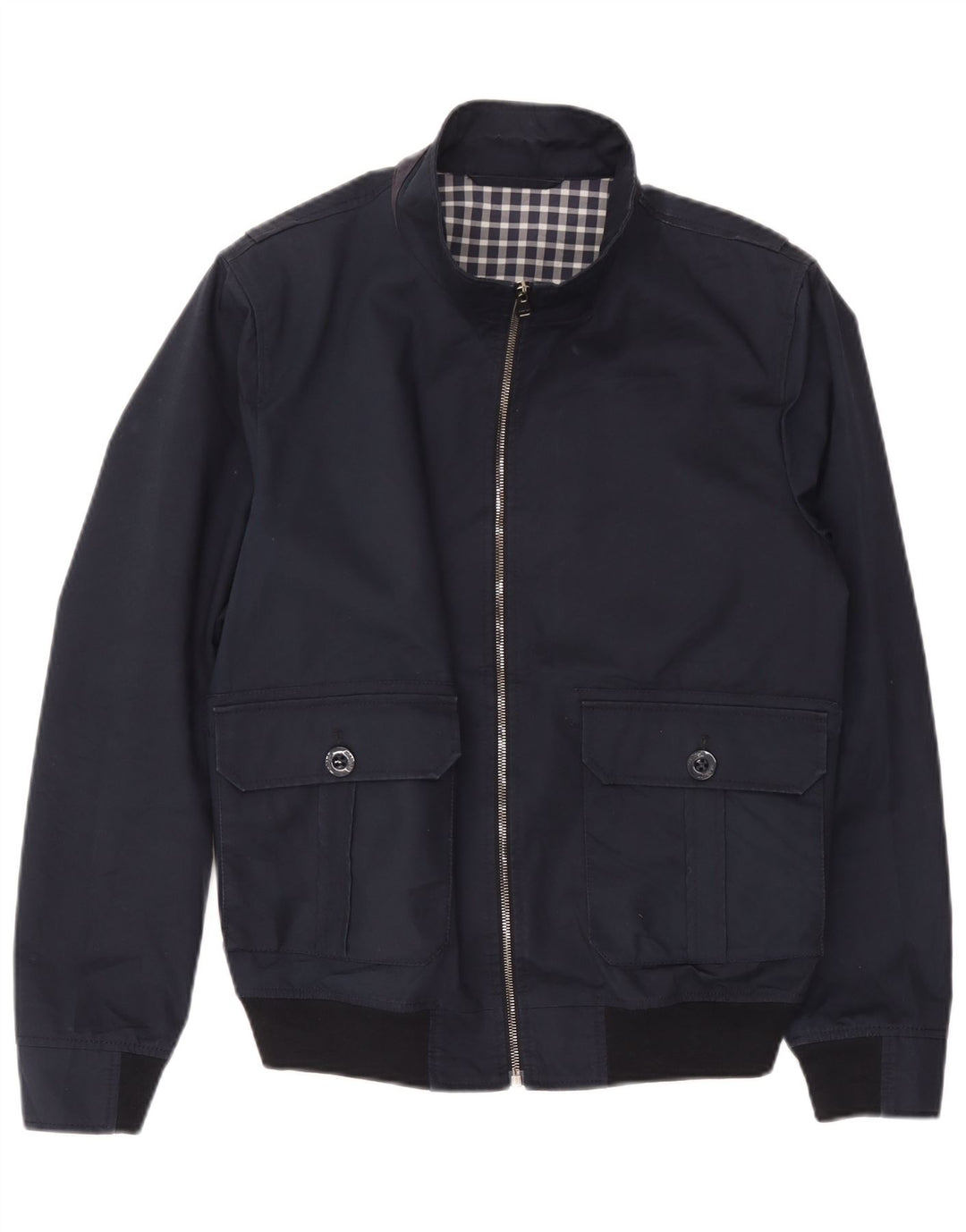 Giubbotto bomber da uomo Mabrun UK 38 medio blu navy