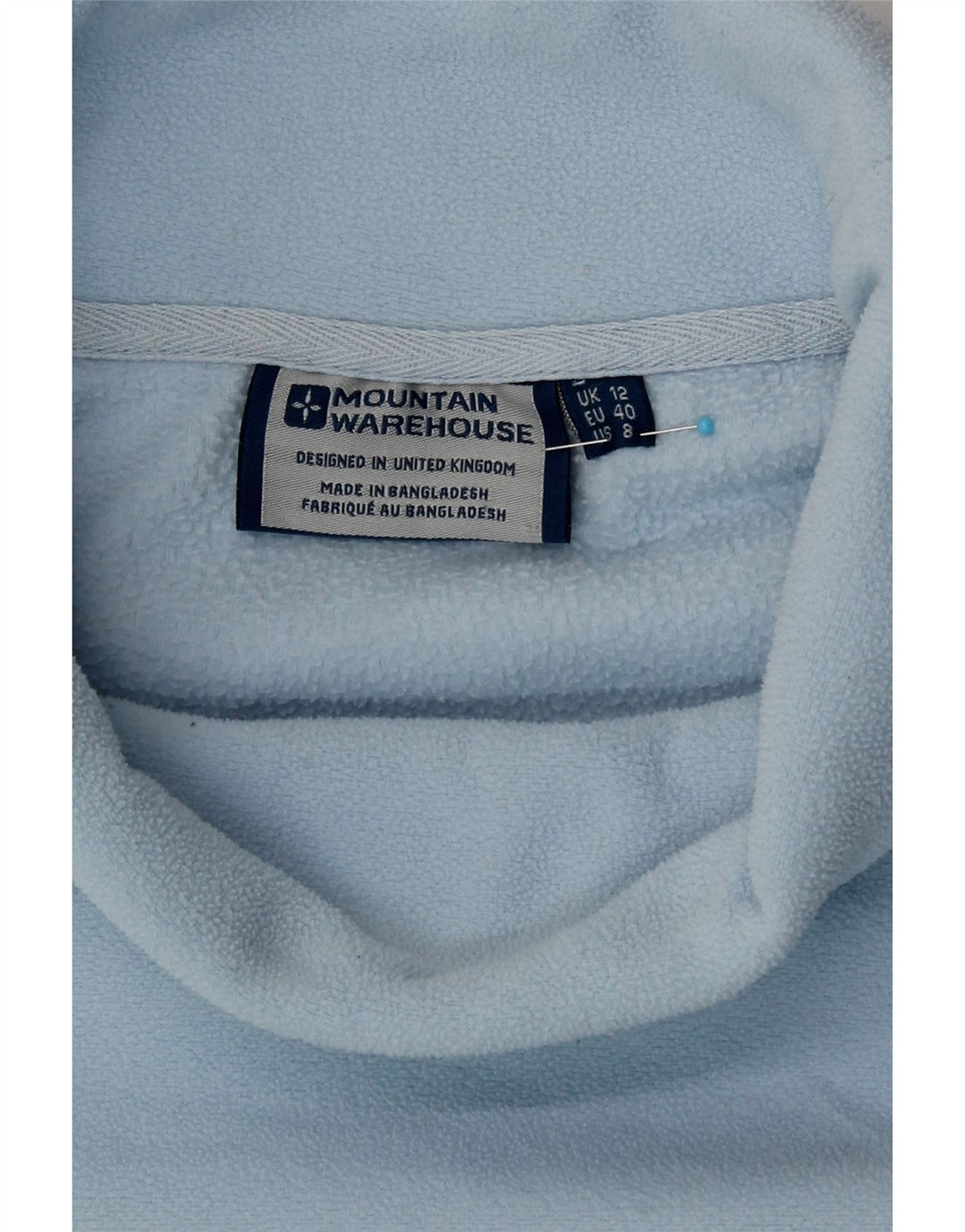 Maglione in pile da donna con collo alto Mountain Warehouse UK 12 Blu medio