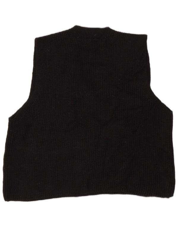 Canotta corta da donna Zara UK 10 piccola nera