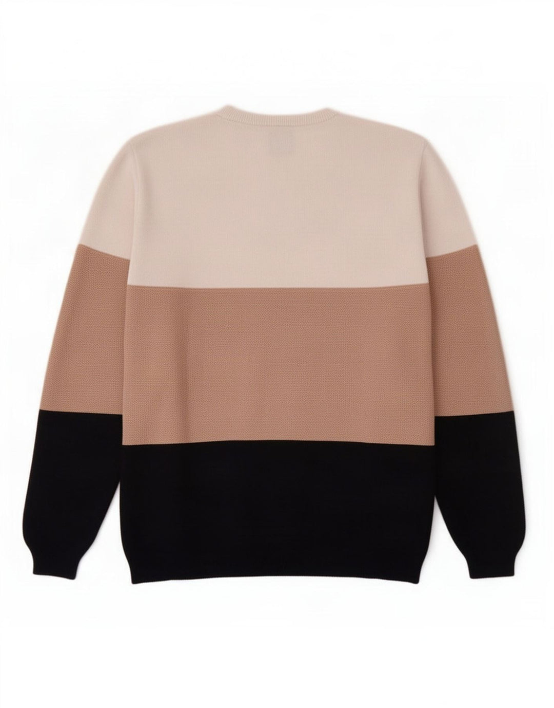 Maglione maglione girocollo da uomo Zara color block medio multicolore