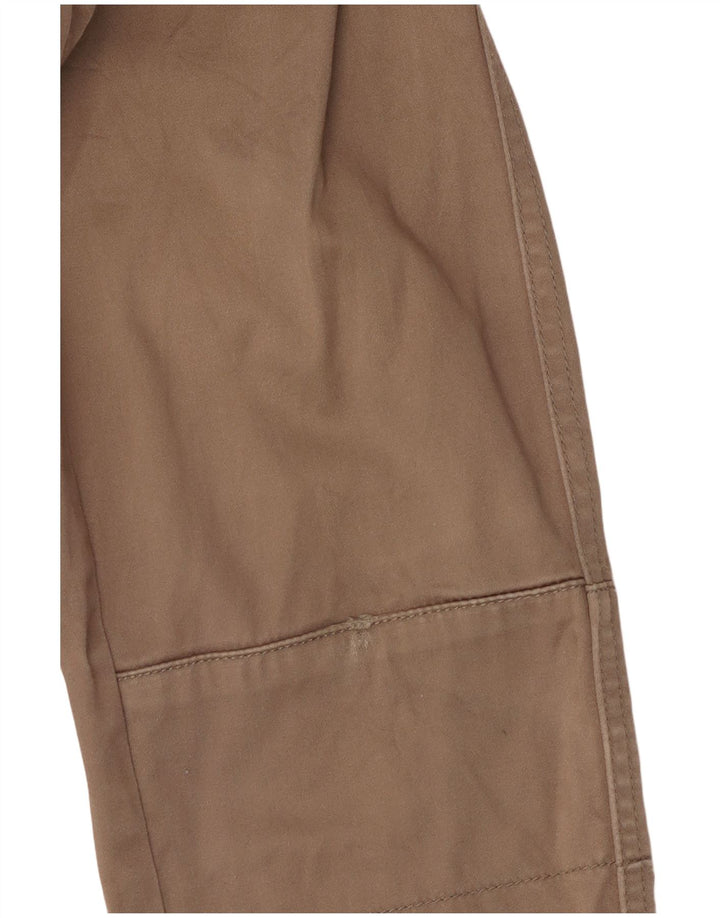 Pantaloni cargo slim da donna Diesel W28 L33 in cotone marrone