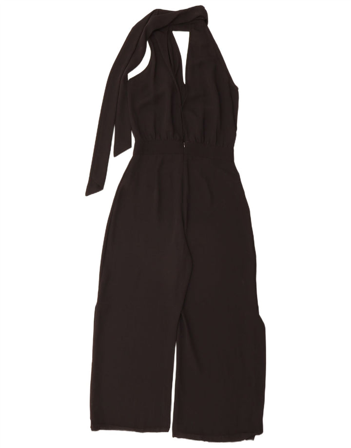 Tuta da donna Zara con scollo all'americana UK 6 XS poliestere nero