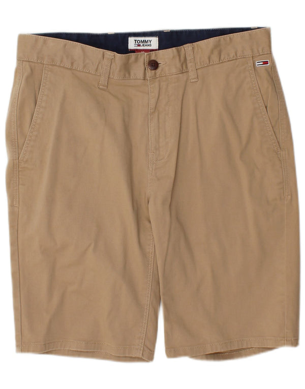 Pantaloncini chino da uomo Tommy Hilfiger W32 cotone beige medio