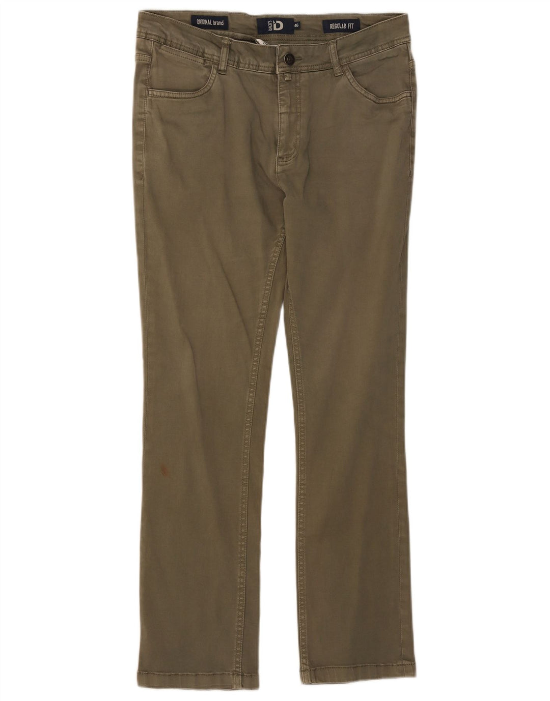 Pantaloni casual dritti da donna di Dack IT 46 Large W32 L28 Khaki