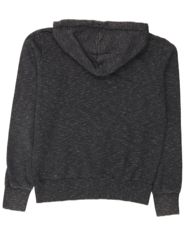 Maglione con cappuccio grafico da uomo Superdry in cotone chiazzato blu navy medio