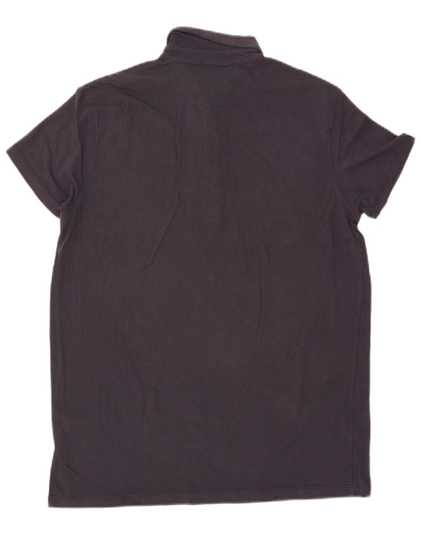 Polo Uomo TRUSSARDI JEANS Large Blu Navy Cotone