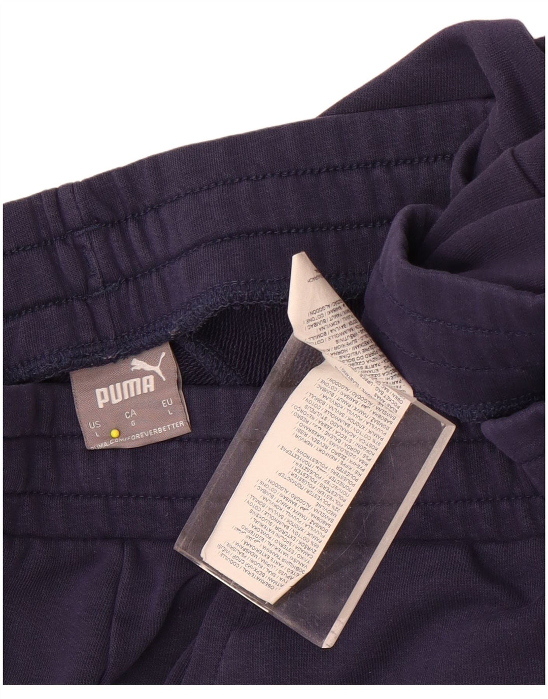 Pantaloni da tuta da uomo Puma Joggers Large Blu Navy in cotone