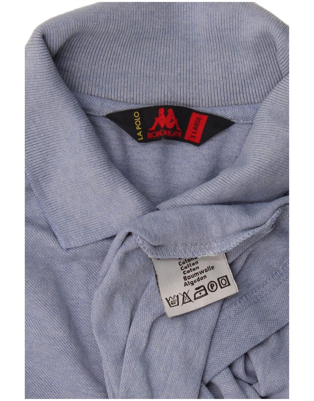 Polo Kappa Uomo XL Cotone Blu