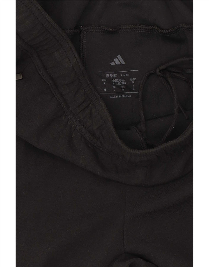 Pantaloni da tuta Adidas Aeroready Slim Fit da uomo di colore nero medio