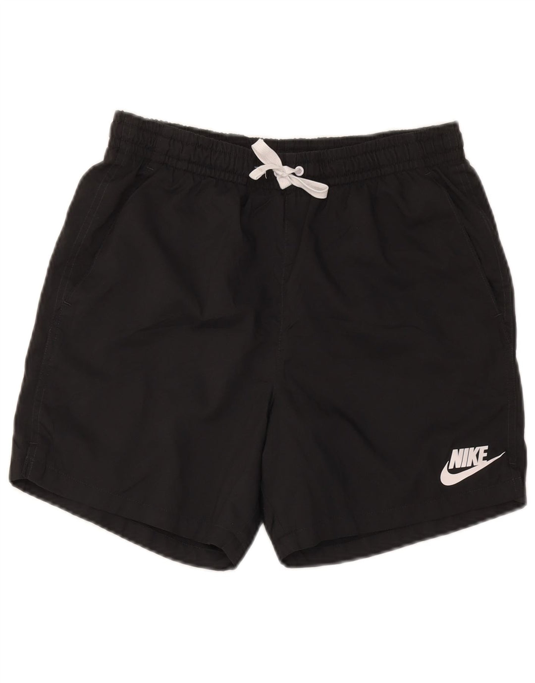 Pantaloncini da bagno Nike da uomo medio nero in poliestere