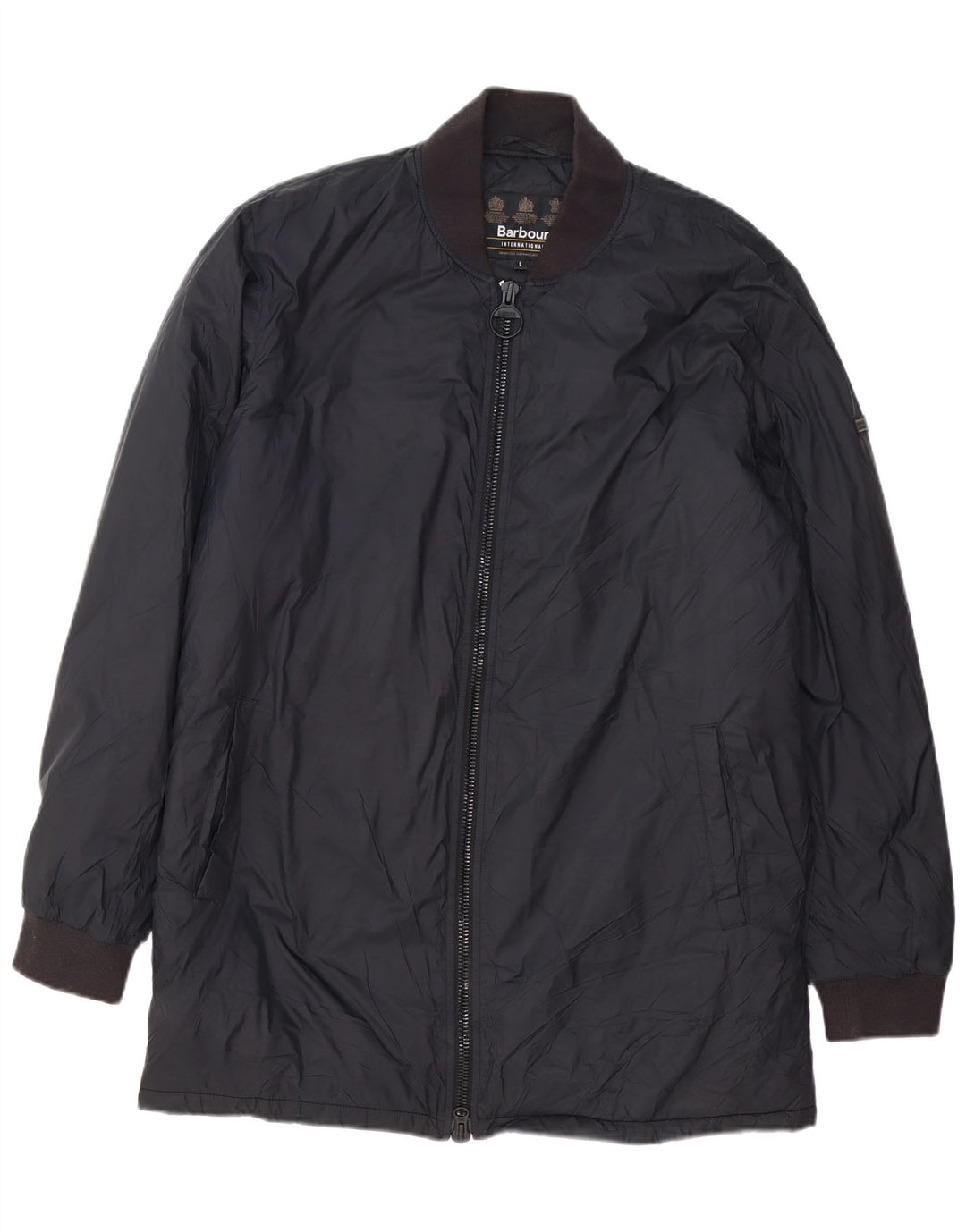 Barbour Giacca a vento da uomo UK 40 Large Blu Navy