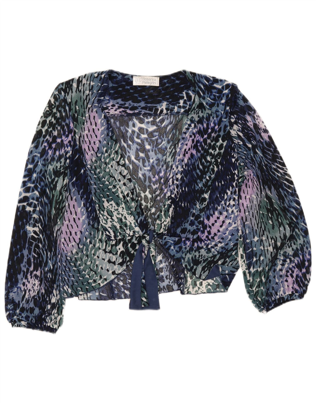 ROSANNA PELLEGRINI Camicetta da donna UK 14 media multicolore