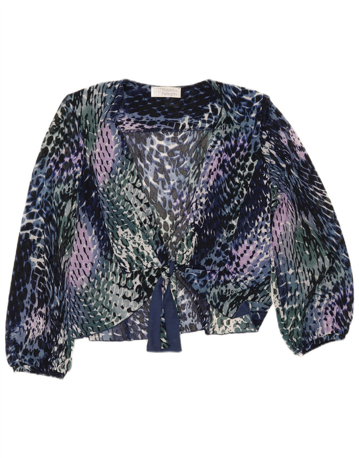 ROSANNA PELLEGRINI Camicetta da donna UK 14 media multicolore