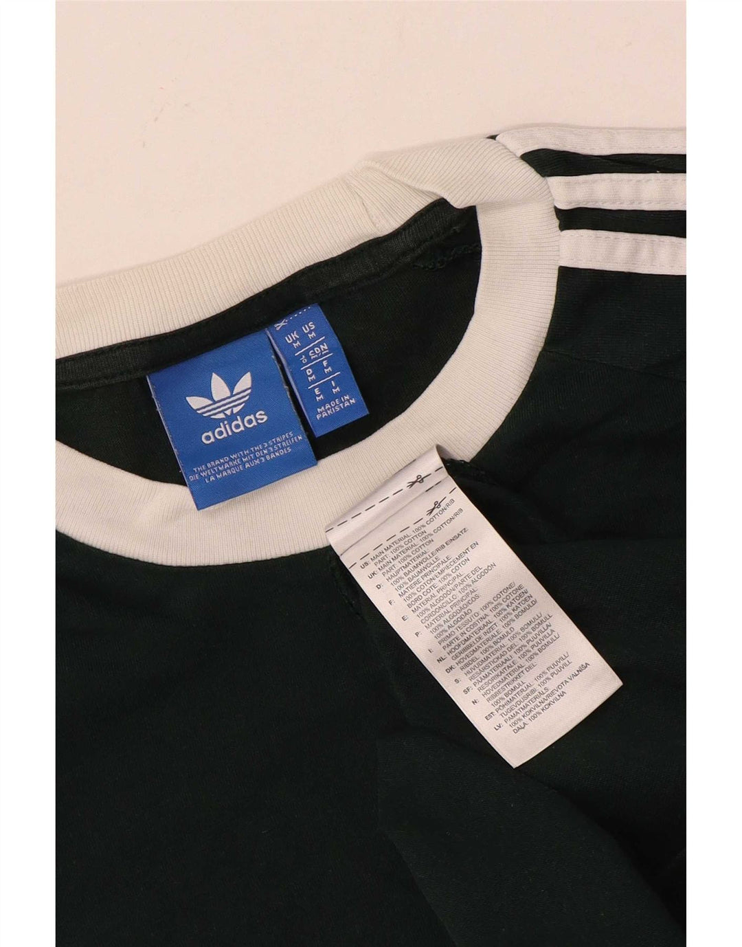T-shirt grafica da uomo Adidas Top in cotone verde medio