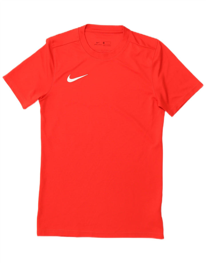 NIKE T-shirt da uomo Dri Fit Top piccola rossa in poliestere